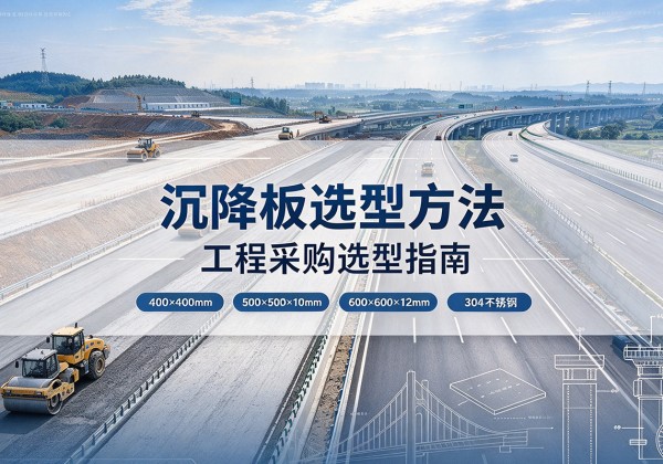 烈山沉降板选择方法